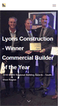 Mobile Screenshot of lyonsconstruction.com.au